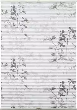 Gardinia Bella Bl&auml;tter 80 cm x 130 cm Wei&szlig;