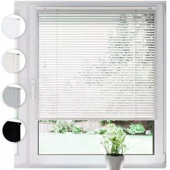Sonello Klemmfix-Aluminium-Jalousie 80x175cm weiß