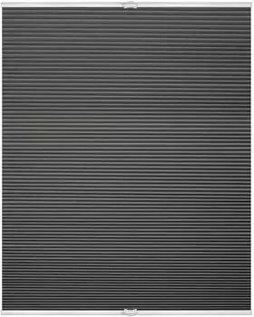 Lichtblick Thermo-Plissee Klemmfix Wabenplissee Verdunkelung, grau, 85x130cm