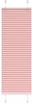 vidaXL Plissee rosa 45x150cm Stoffbreite 44,4cm Polyester (4015438)