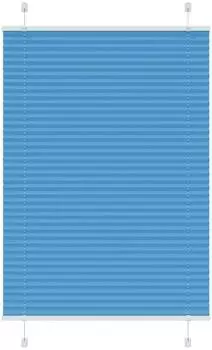 vidaXL Plissee blau 95x150cm, Stoffbreite 94,4cm, Polyester (4015193)