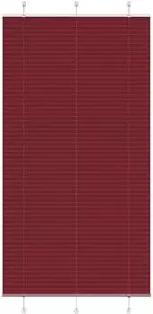 vidaXL Plissee bordeauxrot 110x200cm, Polyester (4015264)