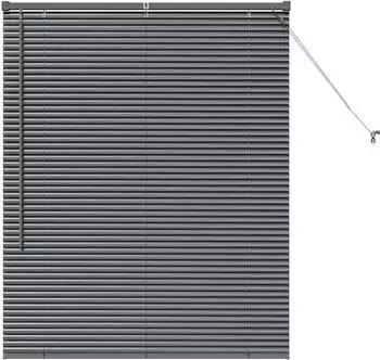 vidaXL Balkenjalousie dunkelgrau 130x105cm, Aluminium
