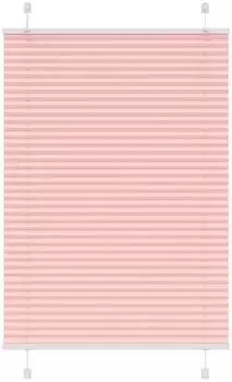 vidaXL Plissee 100x150cm Stoffbreite 99,4cm Polyester rosa (4015449)