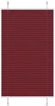 vidaXL Plissee bordeauxrot 80x150cm, Polyester (4015241)