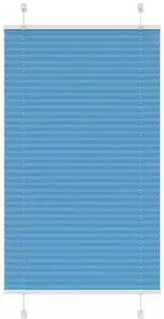 vidaXL Plissee blau 80x100cm Polyester (4015173)