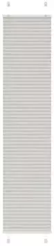 vidaXL Plissee hellgrau 40x200cm, Polyester (4015352)