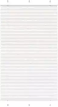 vidaXL Plissee wei&szlig; 120x200cm, Polyester (4015521)
