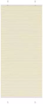 vidaXL Plissee Creme 100x200cm Polyester (4015313)