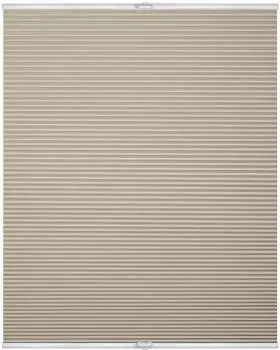 Lichtblick Thermo-Wabenplissee Klemmfix verdunkelnd, creme, 100x130cm
