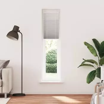 vidaXL Plissee hellgrau 50x200cm, Polyester (4015354)