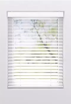 Soluna Ariane Jalousie 50mm PVC-Lamellen Holzoptik weiß 90x130cm (60103665-0)