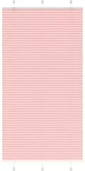 vidaXL Plissee rosa 110x200cm, Stoffbreite 109,4cm, Polyester (4015468)