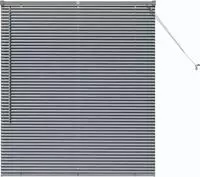vidaXL Venezianische Jalousien Dunkelgrau 130 x 110 cm Aluminium