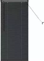 vidaXL Venezianische Jalousien Schwarz 130 x 60 cm Aluminium