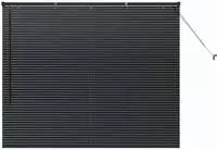 vidaXL Venezianische Jalousien Schwarz 130 x 160 cm Aluminium