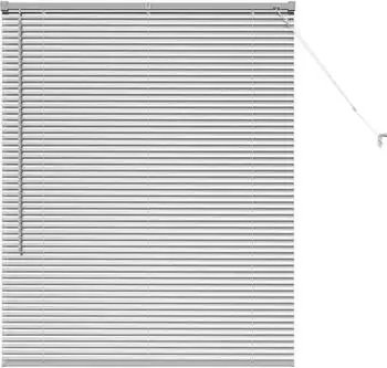 vidaXL Balkenjalousie Aluminium silber 130x105cm (42005898)