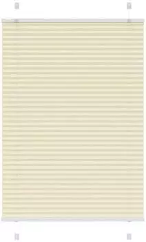 vidaXL Plissee creme 90x150cm, Polyester (4015294)