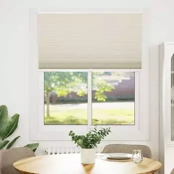 vidaXL Plissee Faltrollo creme 100x150cm (240643)