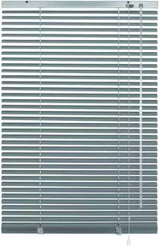 Gardinia Aluminium-Jalousie zum Klemmen, silberblau, 60x130cm (23-3137)