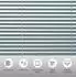 Gardinia Aluminium-Jalousie zum Klemmen, silberblau, 60x130cm (23-3137)