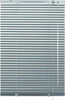 Gardinia Aluminium-Jalousie zum Klemmen, silberblau, 140x175cm (23-3148)