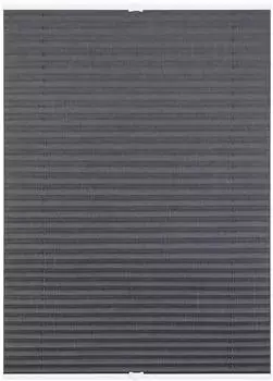 Lichtblick Plissee-Klemmfix Crush-Optik (60 x 130 cm) grau