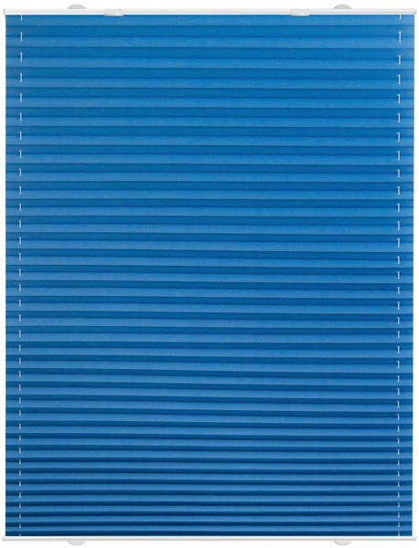 Lichtblick Plissee-Haftfix Crush-Optik (60 x 130 cm) blau