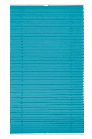 Lichtblick Plissee-Klemmfix Crush-Optik (65 x 130 cm) blau