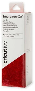 Cricut Joy Smart Iron On Glitter B&uuml;gelfolie 13,9x48,2cm rot