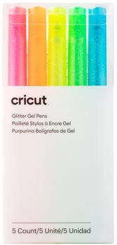 Cricut Glitzer Gel 0,8mm, 5er Stiftset Neon