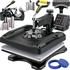 VEVOR Textilpresse 1200 W 8-in1 38 x 38 cm