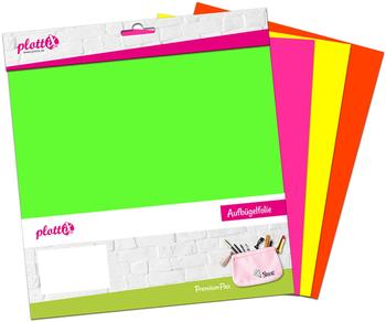 plottix PremiumFlex Neon Bundle 30cm x 30cm (4 Folien)