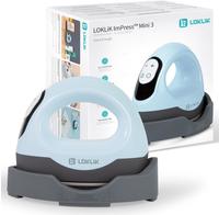 LOKLiK ImPress Mini 3 Mini-Heizpresse Pastellblau - Kompakt tragbar 100-200&deg;C Timer