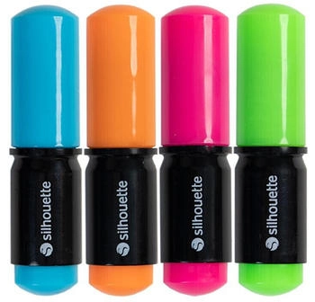 Silhouette Zeichenstifte Neon 4-farbig sortiert (SILH-PEN-NEO)