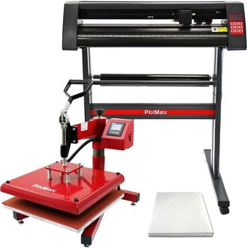 MonsterShop Schwingpresse T-Shirtpresse Flachpresse Transferpresse 38cm x 38cm mit