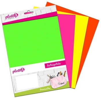plottix PremiumFlex Neon Bundle 20cm x 30cm (4 Folien)