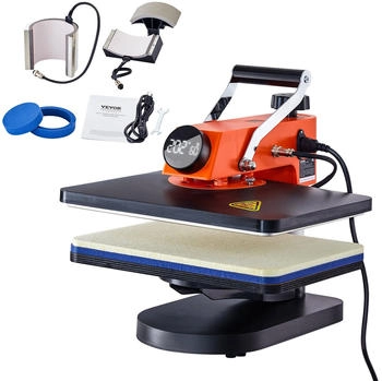 VEVOR Wärme Presse Maschine 30,5x38cm 5in1 Sublimation Transfer T-shirt