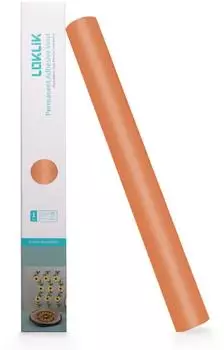 LOKLiK Permanent Adhesive Vinyl Matte Orange 30.5 x 180 cm (SG-JST-1185-US-L-B2B)