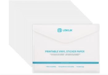 LOKLiK Matte Printable Vinyl Sticker Paper - 20-Pack (SG-KDY-0050-US-L-B2B)