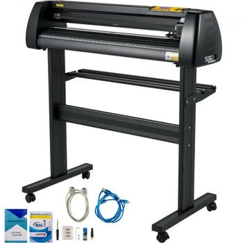 VEVOR 86 cm Vinyl Schneideplotter Vinyl Cutter Plotter 870 mm Slogan Cutting Plotter Desktop Machine mit der Software Schneideplotter