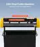 VEVOR Vinyl-Schneidemaschine 870 mm Max Papierzufuhr Schneideplotter automatische Kamera Kontur Schneiden LCD-Bildschirm Drucker mit Stand