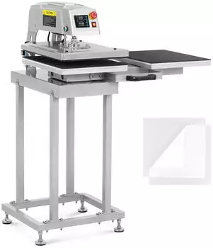 MSW Expondo MSW Pneumatische Transferpresse doppelt 40 x 50 cm mit Unterbau