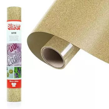 Siser Transferfolie für Cad-Cut Schnittbreite 30cm Altgold (1FGLITT-OG-3050)
