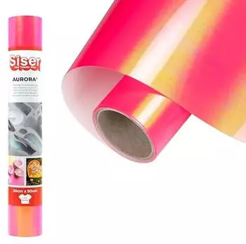 Siser Aurora Flexfolie Folie Schnittbreite 30cm Neonpink (1FAUR--NP-3050)