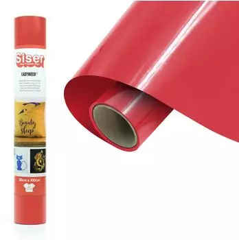 Siser Transferfolie Folie Schnittbreite 30cm Hellrot (1FPSPU+ROV-3001)