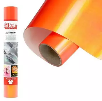 Siser Aurora Flexfolie Folie Schnittbreite 30cm Orange (1FAUR--NO-3050)