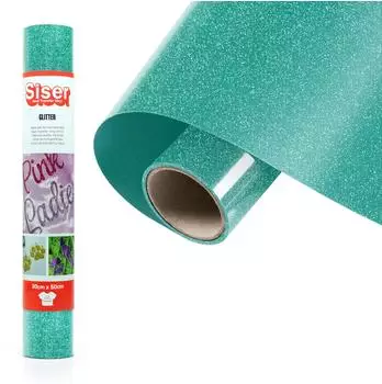 Siser Transferfolie für Cad-Cut Schnittbreite 30cm Jade (1FGLITT-JA-3050)