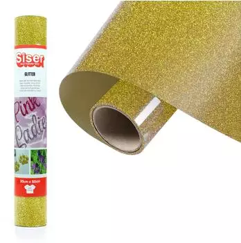 Siser Transferfolie für Cad-Cut Schnittbreite 30cm Gold (1FGLITT-OR-3050)