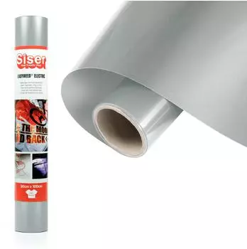 Siser Folie Schnittbreite 30cm Silber (1FPSPU--CAL-3001)